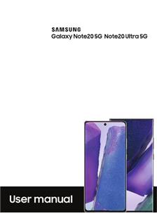 Samsung Galaxy Note 20 5G manual. Camera Instructions.